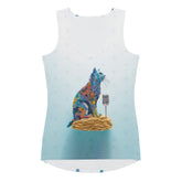 Vineyard Vines Papercut Women's Tank Top front view.